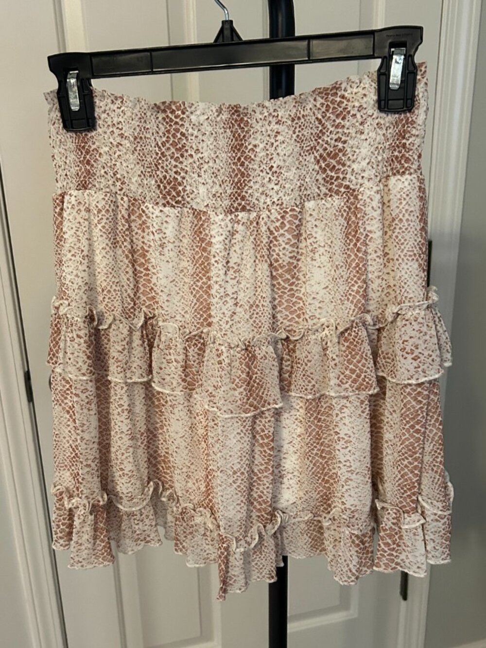 Altar'd State Mini Ruffled Skirt Size Medium